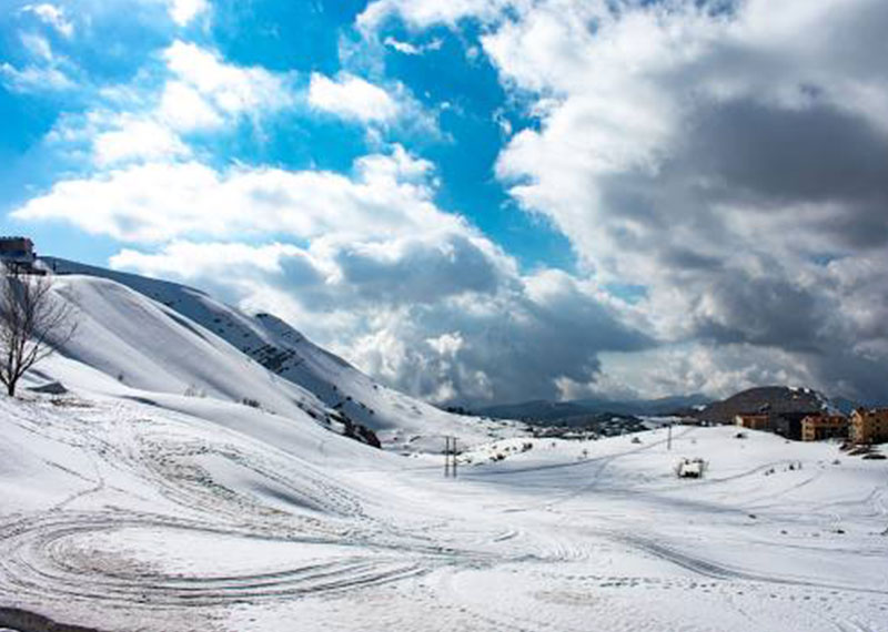 Mzaar Ski Resort Kfardebiane Jonction Slop