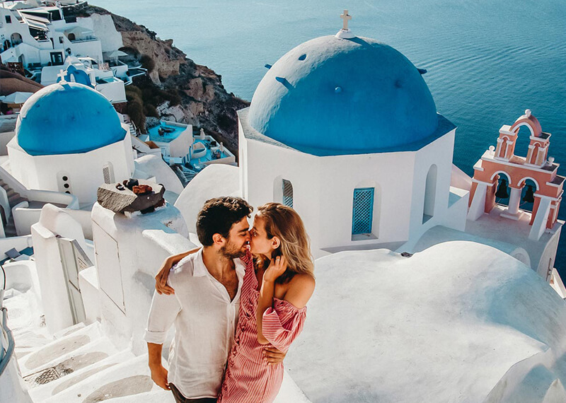 Honeymoon: Athens,  Mykonos, Santorini