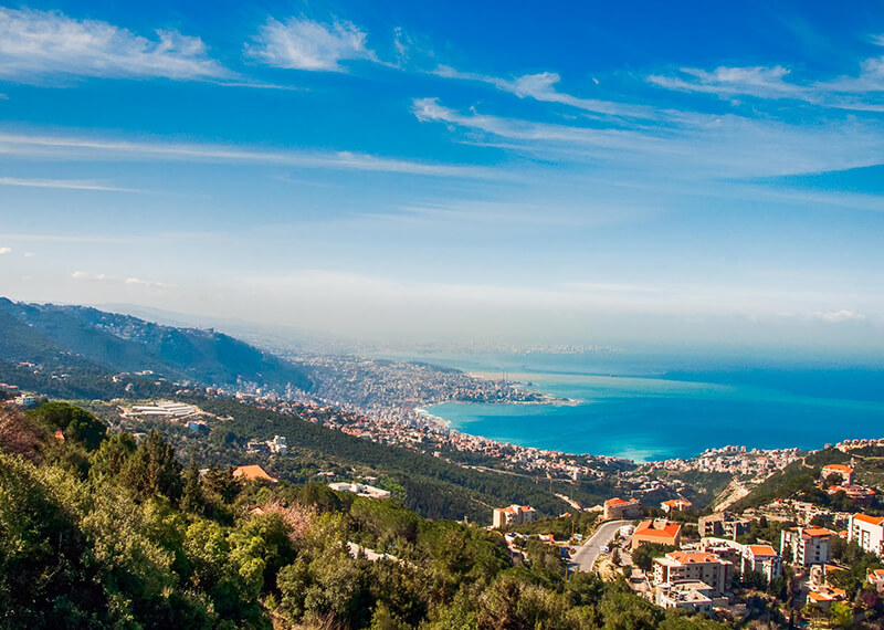 Fly over Lebanon